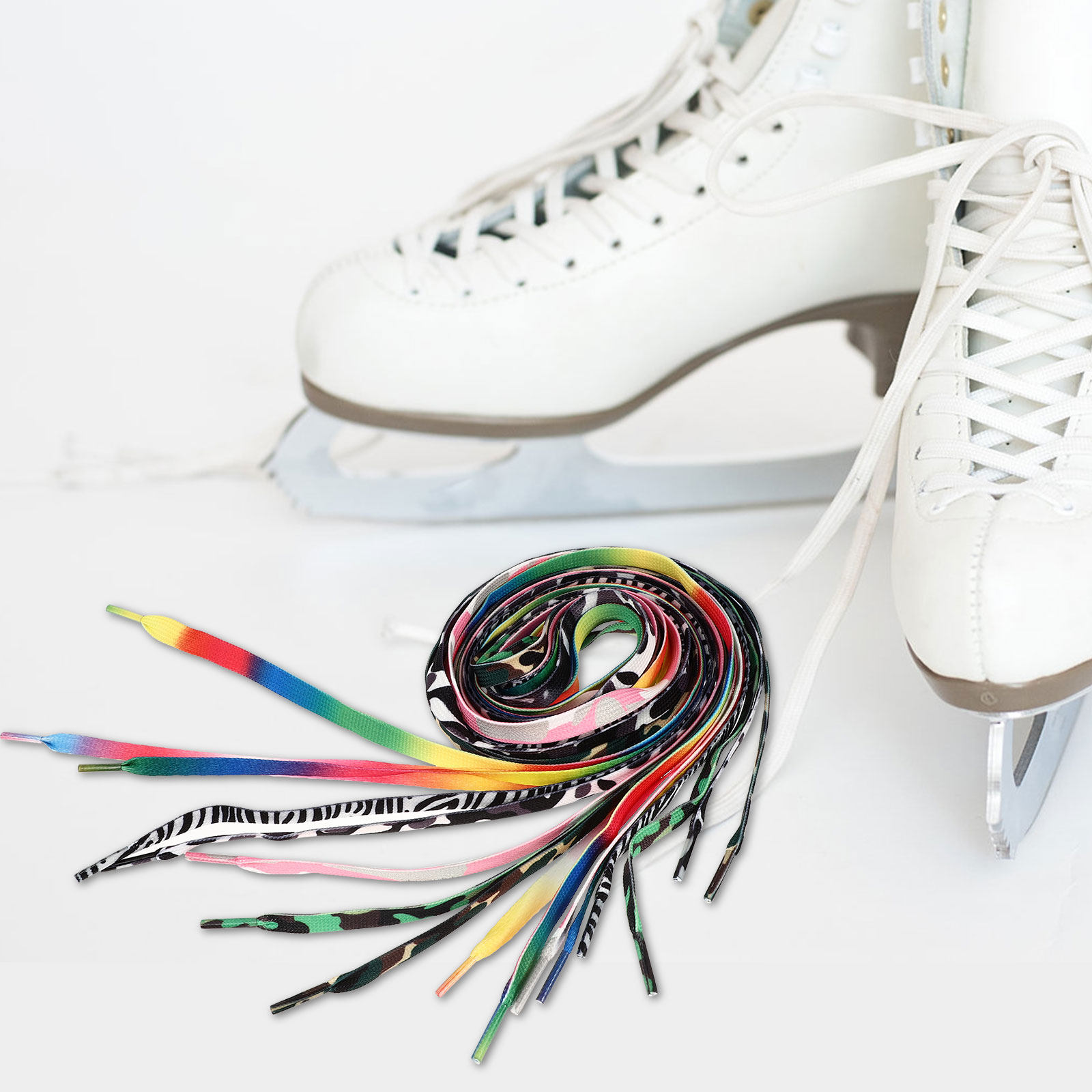 Lace Replacement Flat - 8 Pairs Roller Shoe Laces Leisure