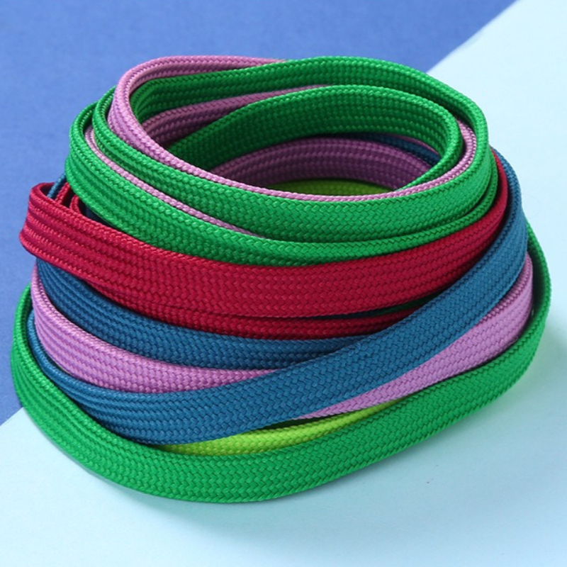 Lace Replacement Flat - 2 Pairs Double Layer Flat Shoelaces