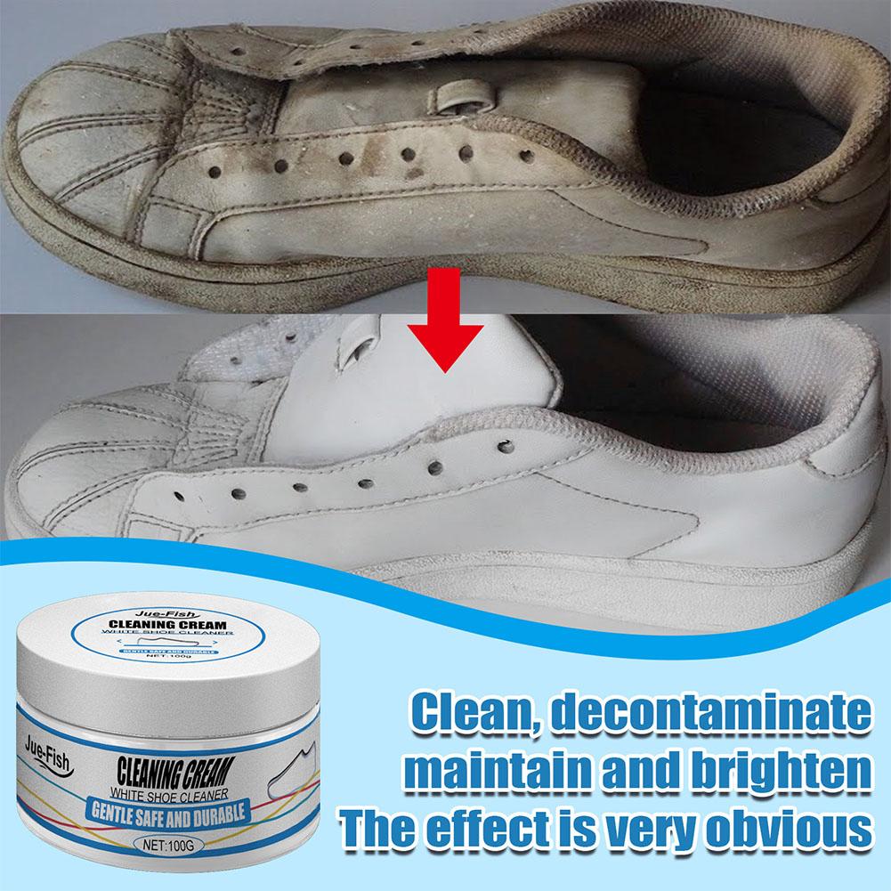 White Shoes Cleaning Cream Sta - مراجعة Sneaker Care Cleaning Kit وسعره