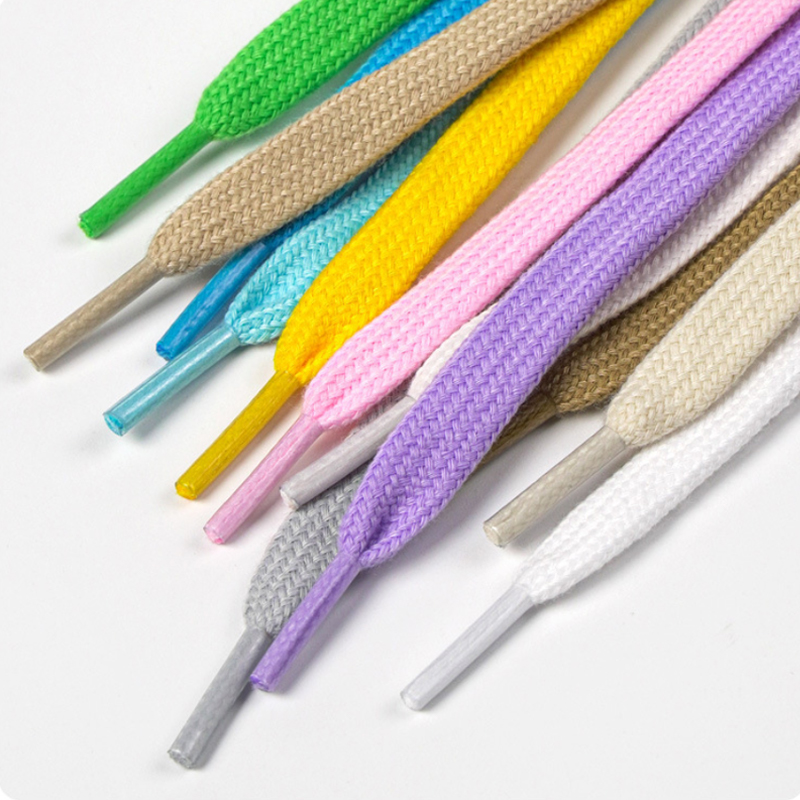 Flat Cotton Shoelaces, Double- - مراجعة Lace Replacement Flat وسعره