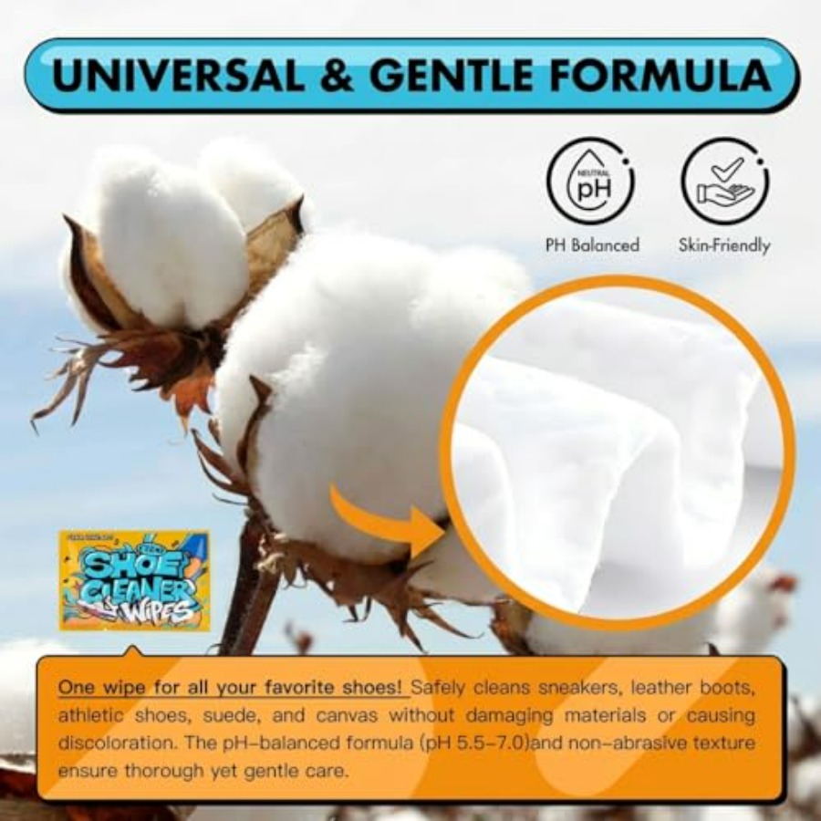 Shoe Cleaner Wipes, Shoe Clean - مراجعة The Sneaker Care وسعره