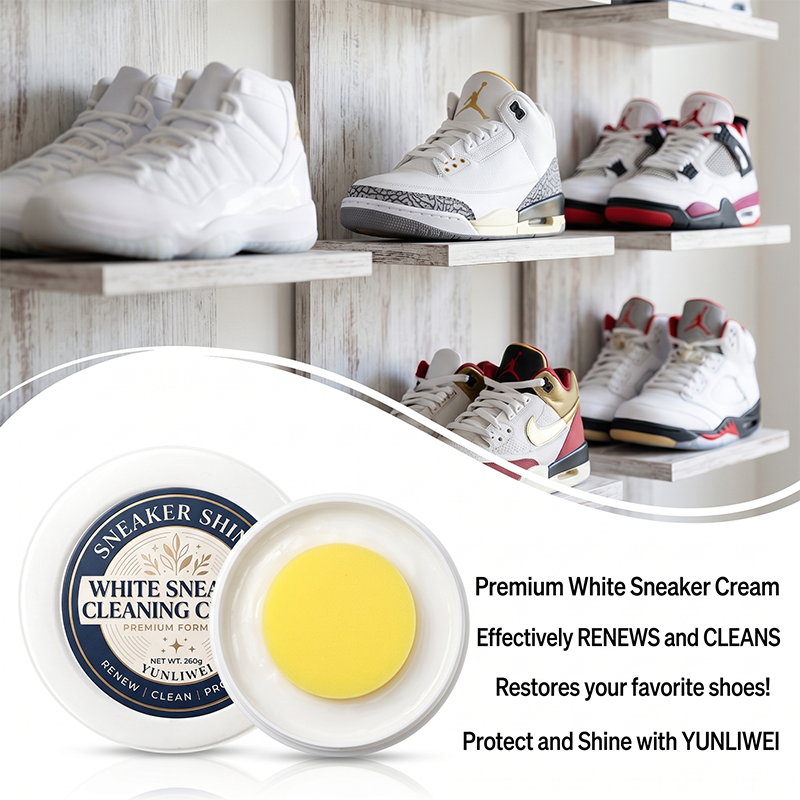 YUNLIWEI Waterless White Shoe  - مراجعة Sneaker Care Cleaning Kit وسعره