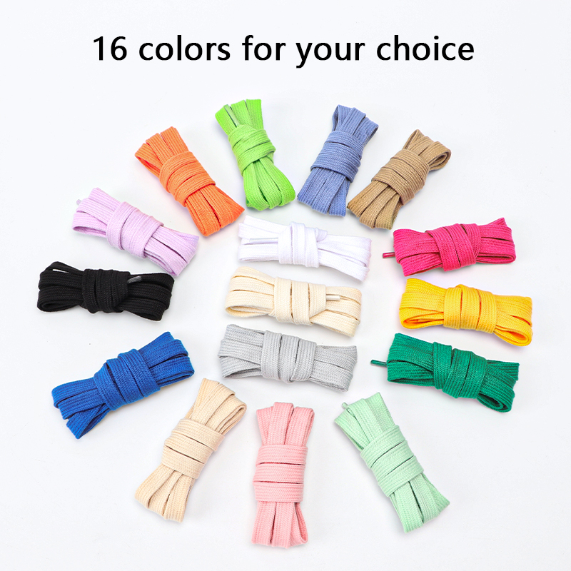 1CM Wide Flat Shoelaces - Wear - مراجعة Lace Replacement Flat وسعره