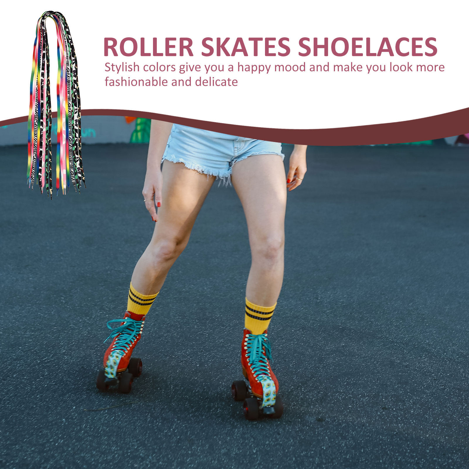 8 Pairs Roller Shoe Laces Leis - مراجعة Lace Replacement Flat وسعره