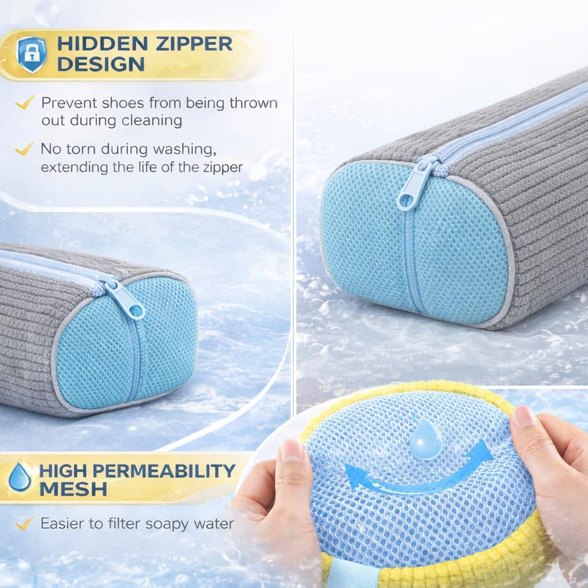 Washing Machine Shoe Protectiv - مراجعة Sneaker Care Cleaning Kit وسعره