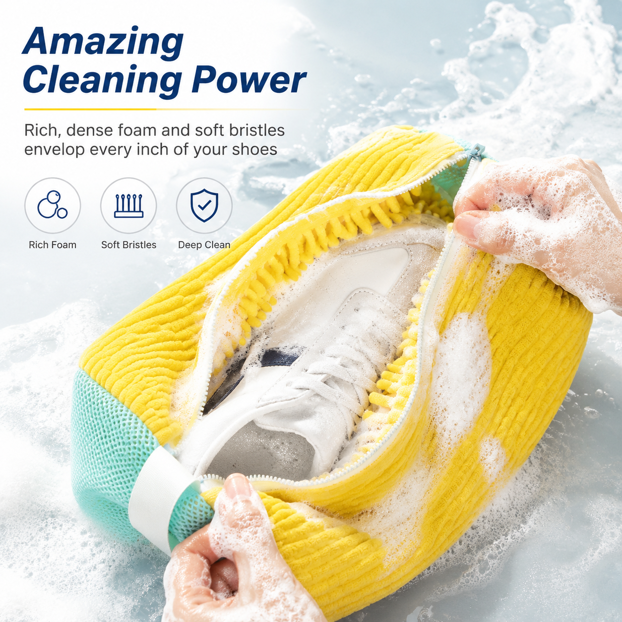 Shoe Washing Machine Bag Laund - مراجعة Sneaker Care Cleaning Kit وسعره