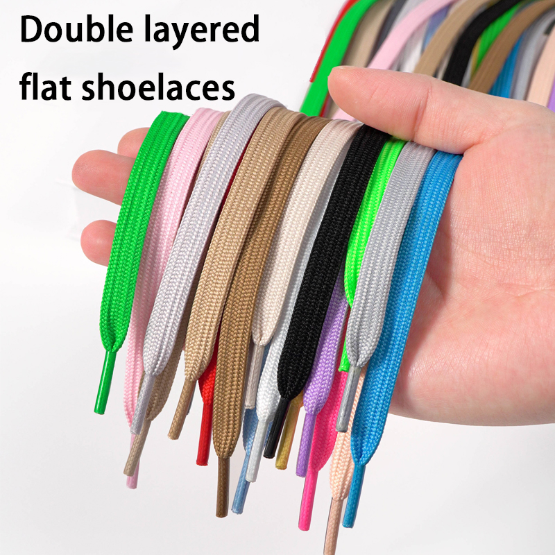 0.8CM Double Layered Laces for - مراجعة Lace Replacement Flat وسعره