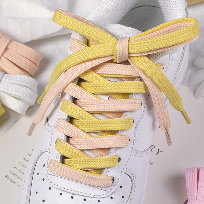 0.8CM Double Layered Laces for - مراجعة Lace Replacement Flat وسعره