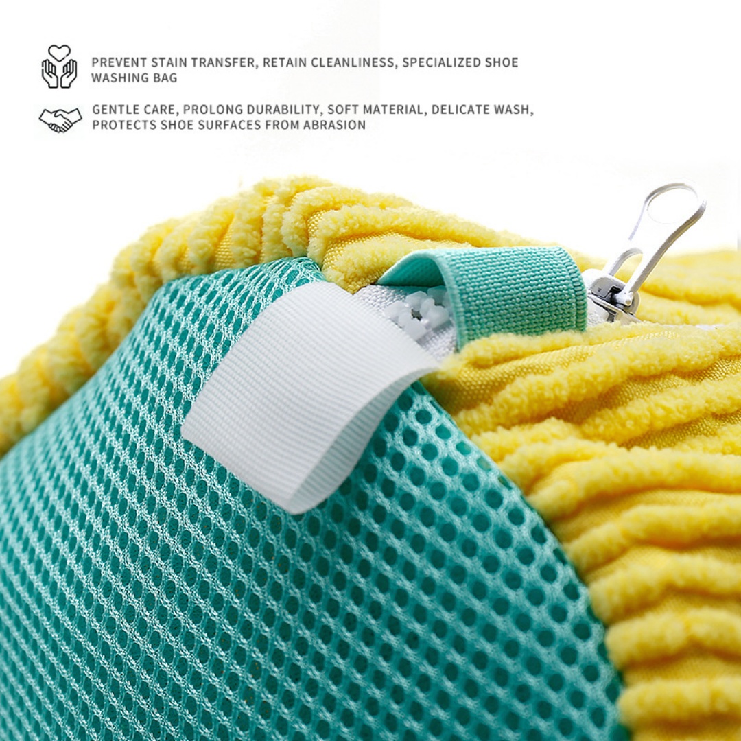 Shoe Washing Laundry Bag, Cord - مراجعة Sneaker Care Cleaning Kit وسعره