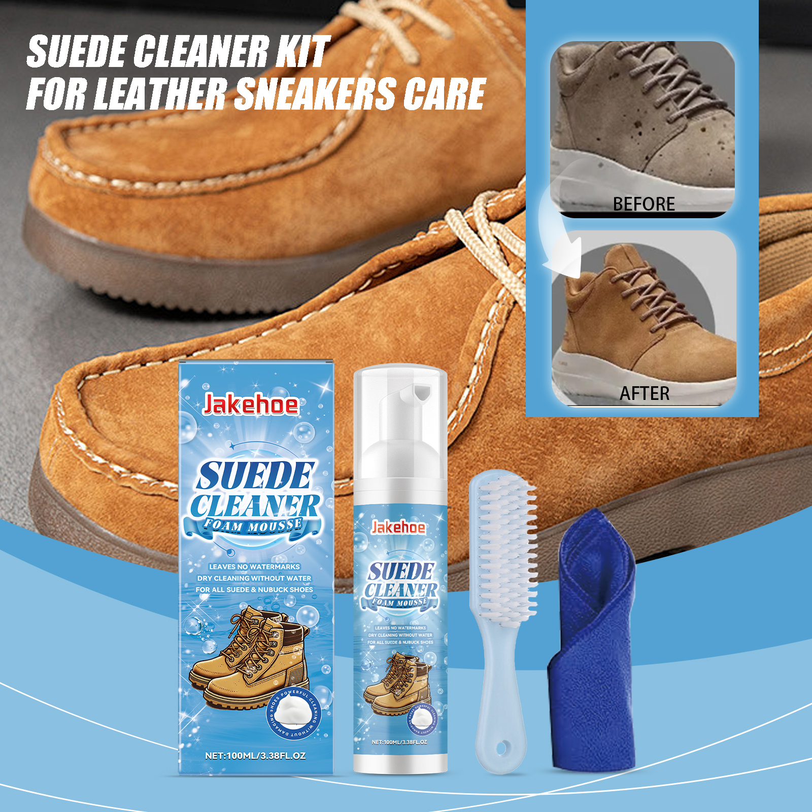 Suede Cleaner Kit Leather Velv - مراجعة Sneaker Care Suede وسعره