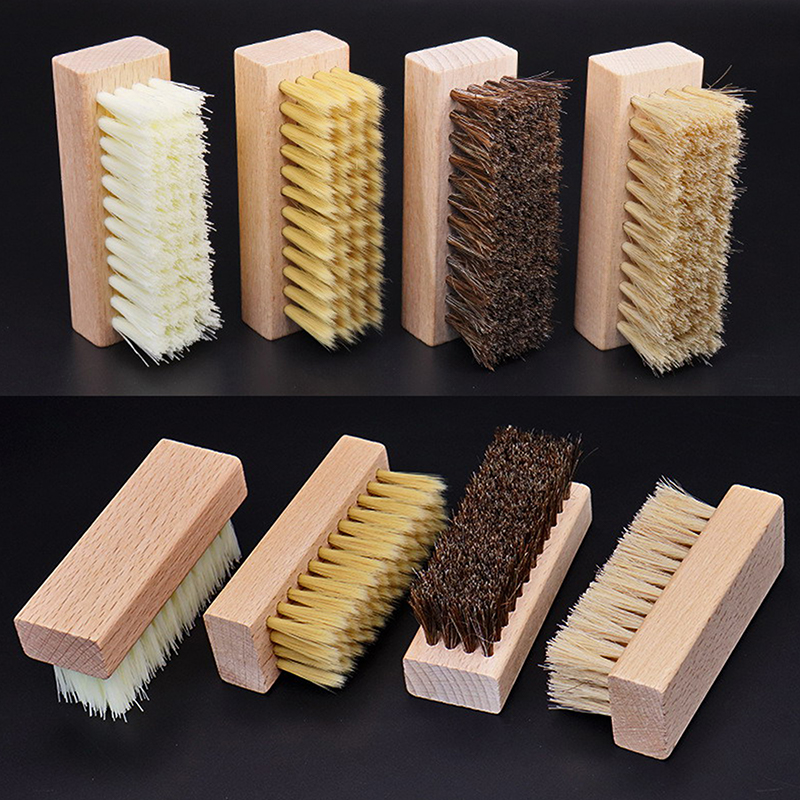 Useful Wood Handle Shoe Brush  - مراجعة Sneaker Care Cleaning Kit وسعره
