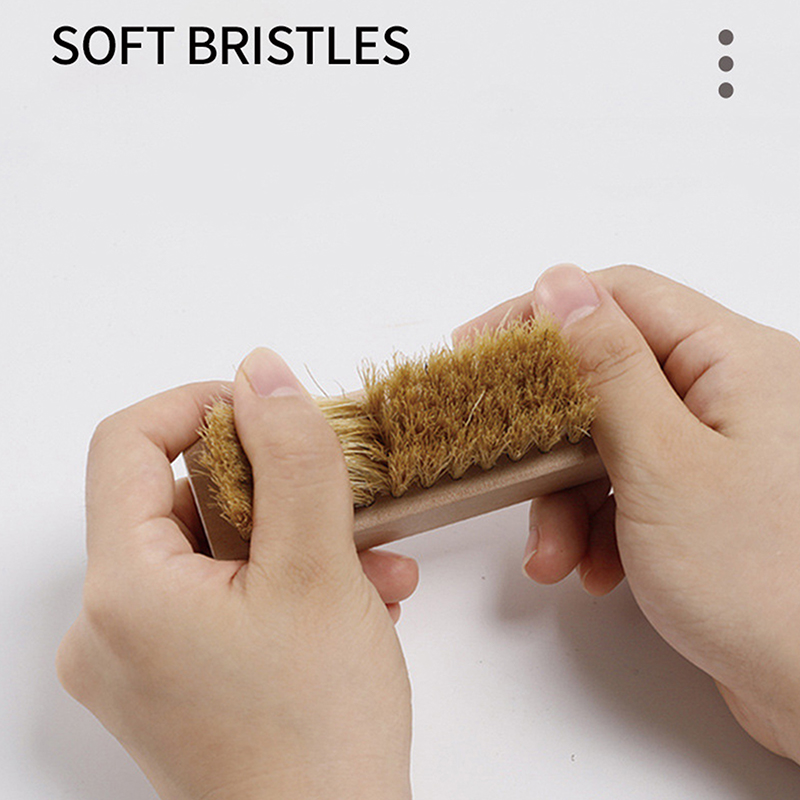 Useful Wood Handle Shoe Brush  - مراجعة Sneaker Care Cleaning Kit وسعره