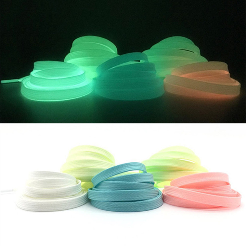 1Pairs Fluorescent Shoelaces S - مراجعة Lace Replacement Flat وسعره
